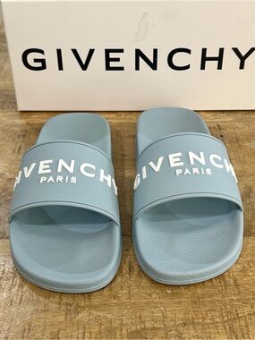 NWB Givenchy Men’s Logo Slide Sandals